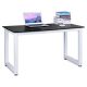 DOSLEEPS Computer Desk, 110x50x75cm Office Study Desk Computer PC Laptop Table Workstation Dining Gaming Table for Home Office, Black Wood Grain