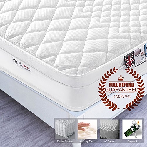 Ej. Life  3D Breathable Fabric Mattresses with Pocket Springs – Price Tracker