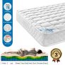 HomyLink Single Mattress Pocket Sprung 3D Breathable Knitting Fabric Memory Foam Mattresses 22CM Height- Price Tracker