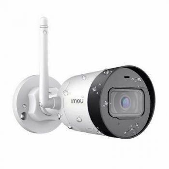 Imou IP67 Weatherproof Outdoor Security Camera, 1080P FHD Home Surveillance Camera, Superb IP Wi-Fi Bullet Cameras with External Antenna, Built-in Microphone, Motion Detection and Night Vision