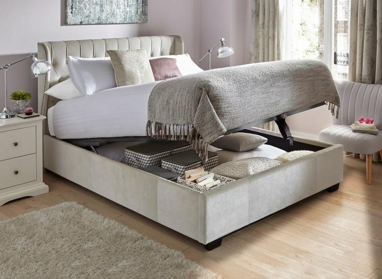 Sana Fabric Upholstered Ottoman Bed Frame- Price Tracker