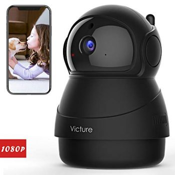 Victure 1080P FHD WiFi IP Cameras Baby Monitors with Night Vision Motion Detection 2-Way Audio White- Price Tracker
